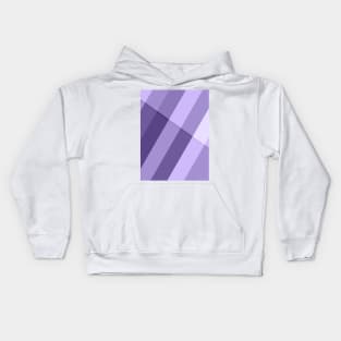 Ultra violet purple modern geometric lines Kids Hoodie